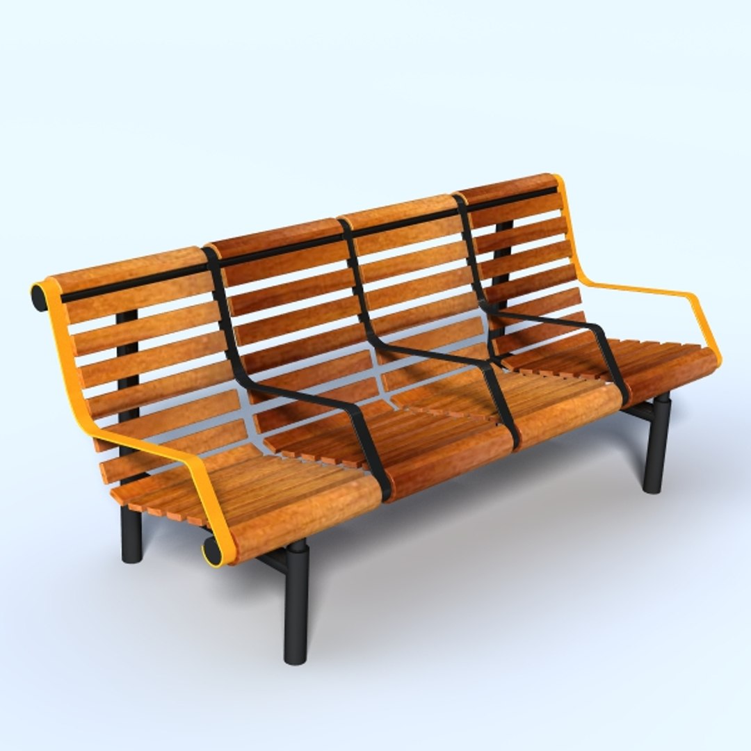 Bench 3d Obj