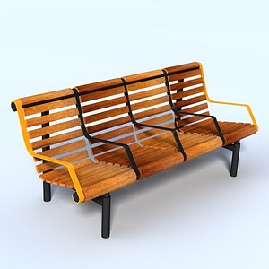 bench 3d obj