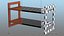 Black Stackable Shoe Rack