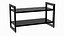 Black Stackable Shoe Rack