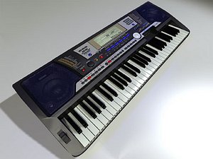 psr540 keyboard 3d lwo