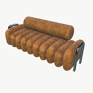 SOFA LOWPOLY and PBR 3D MODEL 3D model