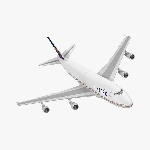 modelo 3d Boeing 747-100B United Rigged - TurboSquid 1015117