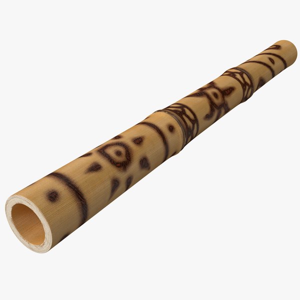 3d model of wind instrument didgeridoo 2