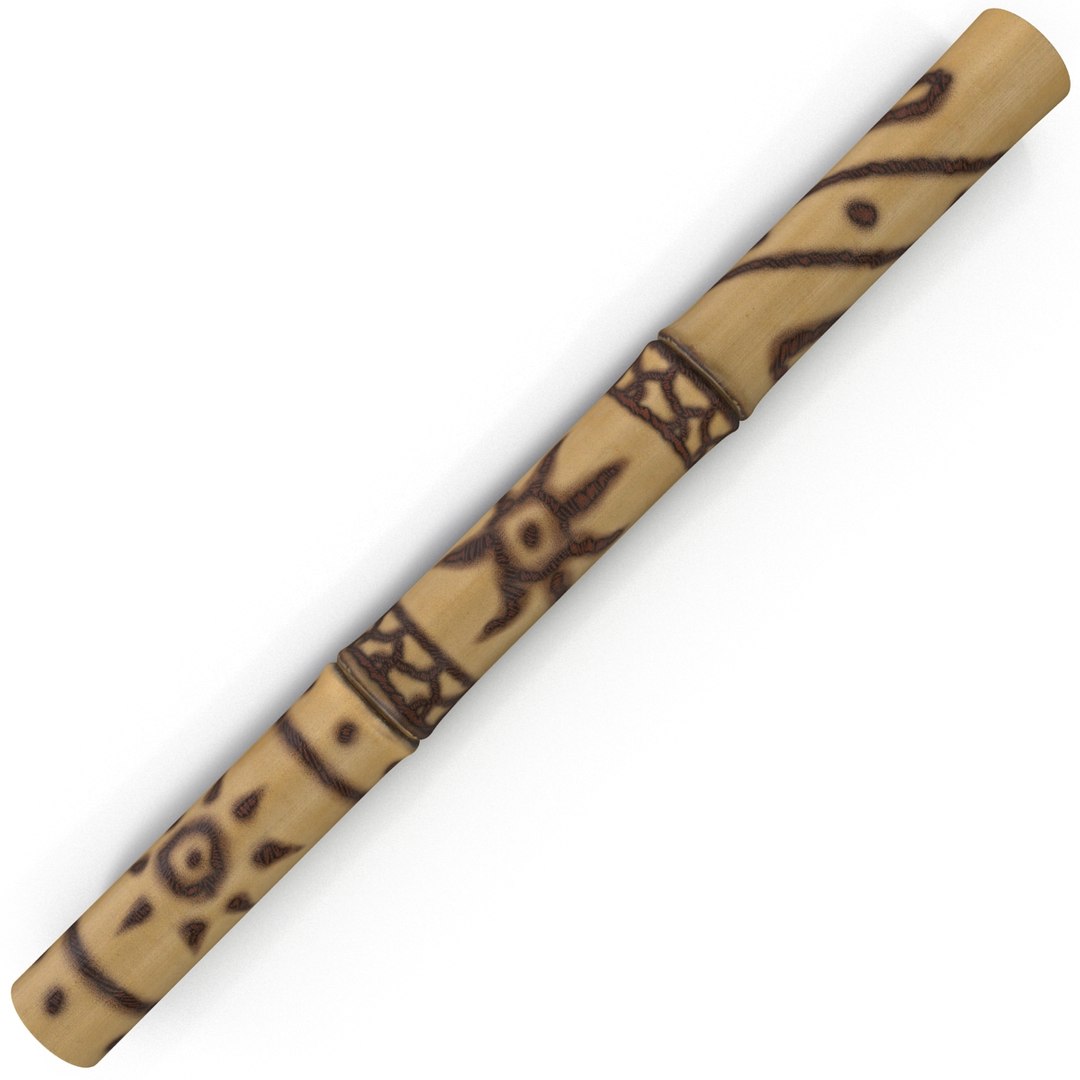 3d Model Of Wind Instrument Didgeridoo 2