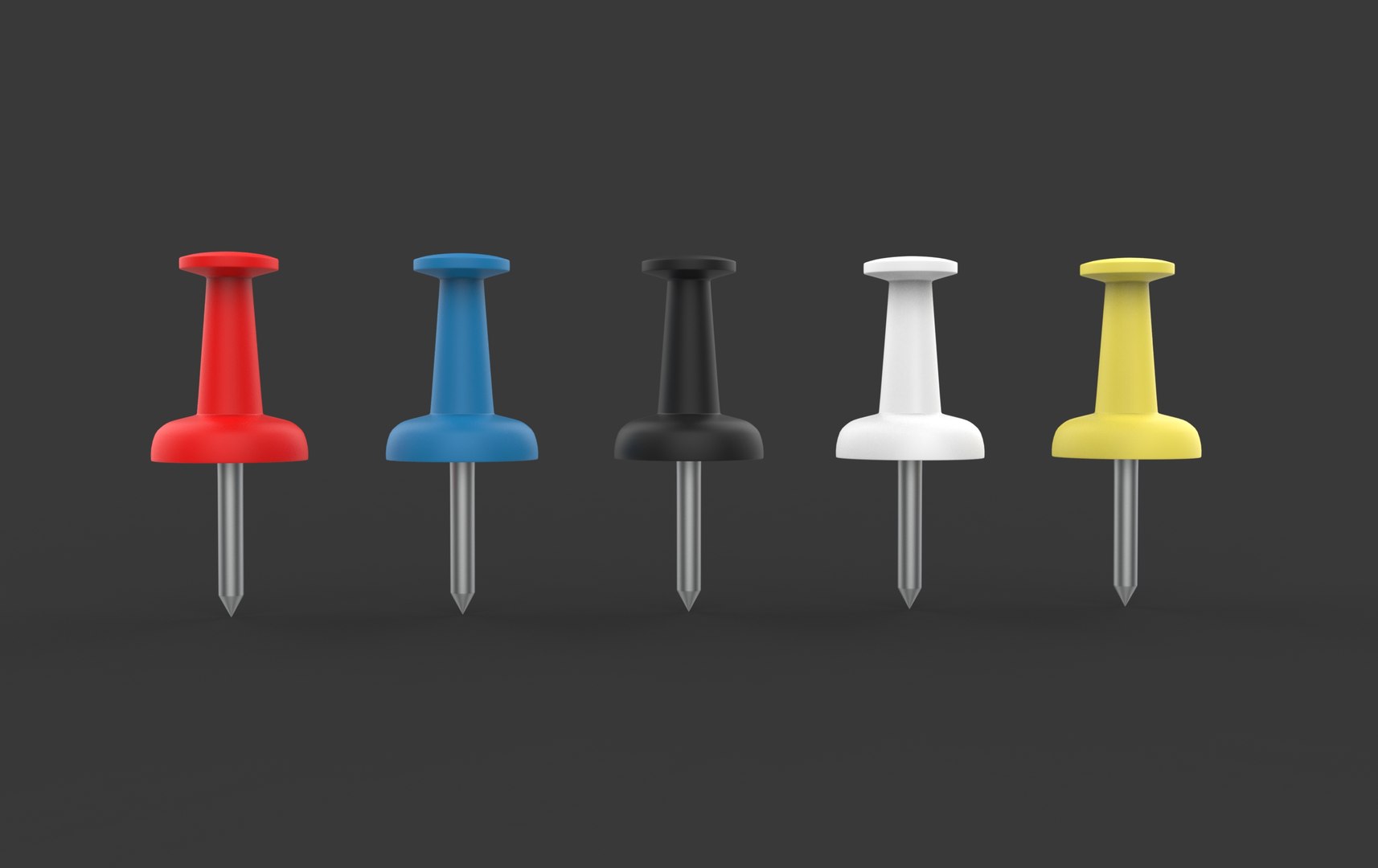 Pushpin 3D Model 3D Model Model - TurboSquid 2353398