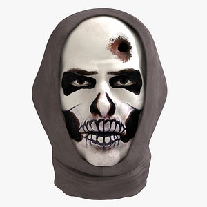 Balaclava + Makeup Skull Face