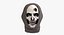 balaclava makeup skull face 3D