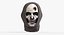 balaclava makeup skull face 3D