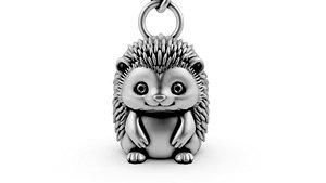 hedgehog key holder key chain