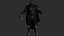 AAA 3D MODEL FANTASY MALE CHARACTER - THE CYBORG WARRIOR 01