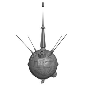 3d model luna soviet programme
