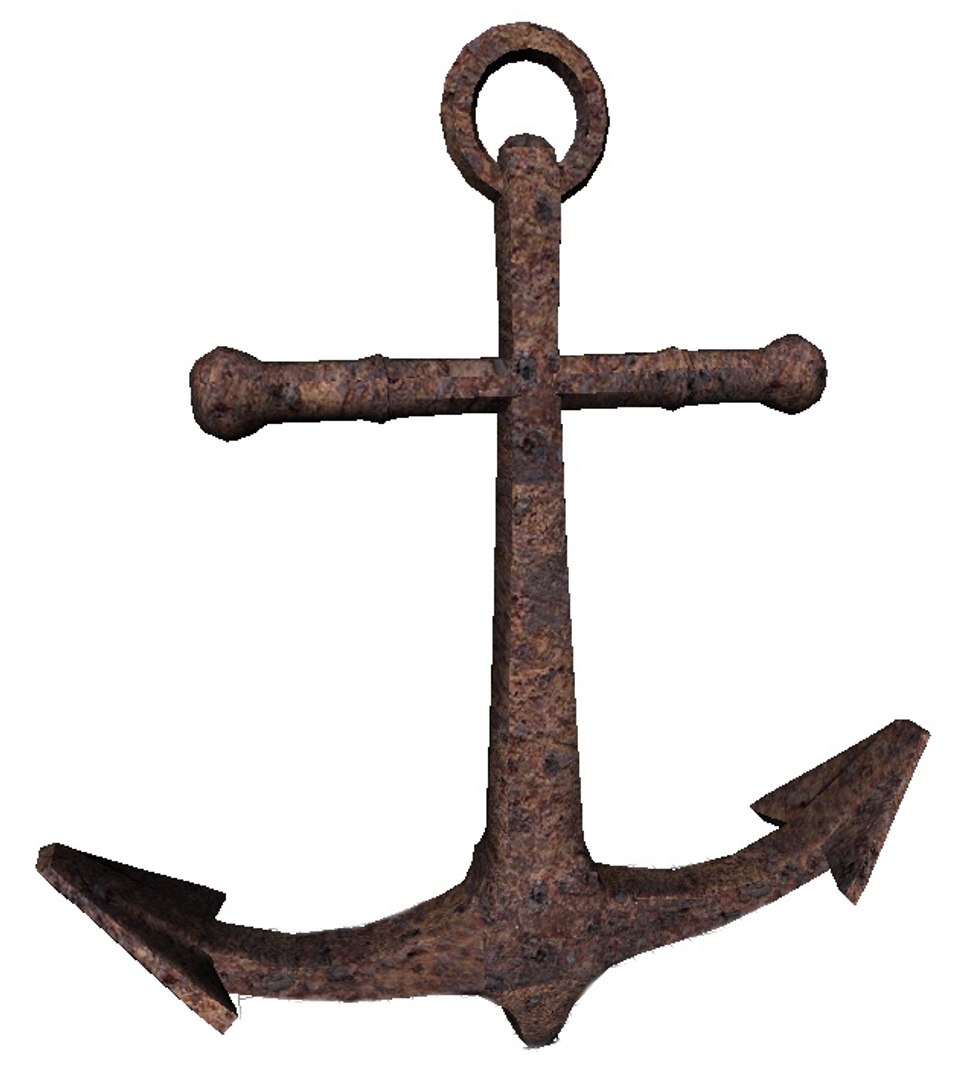 3D model anchor rusty - TurboSquid 1260364