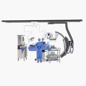 surgeon workplace 3D model