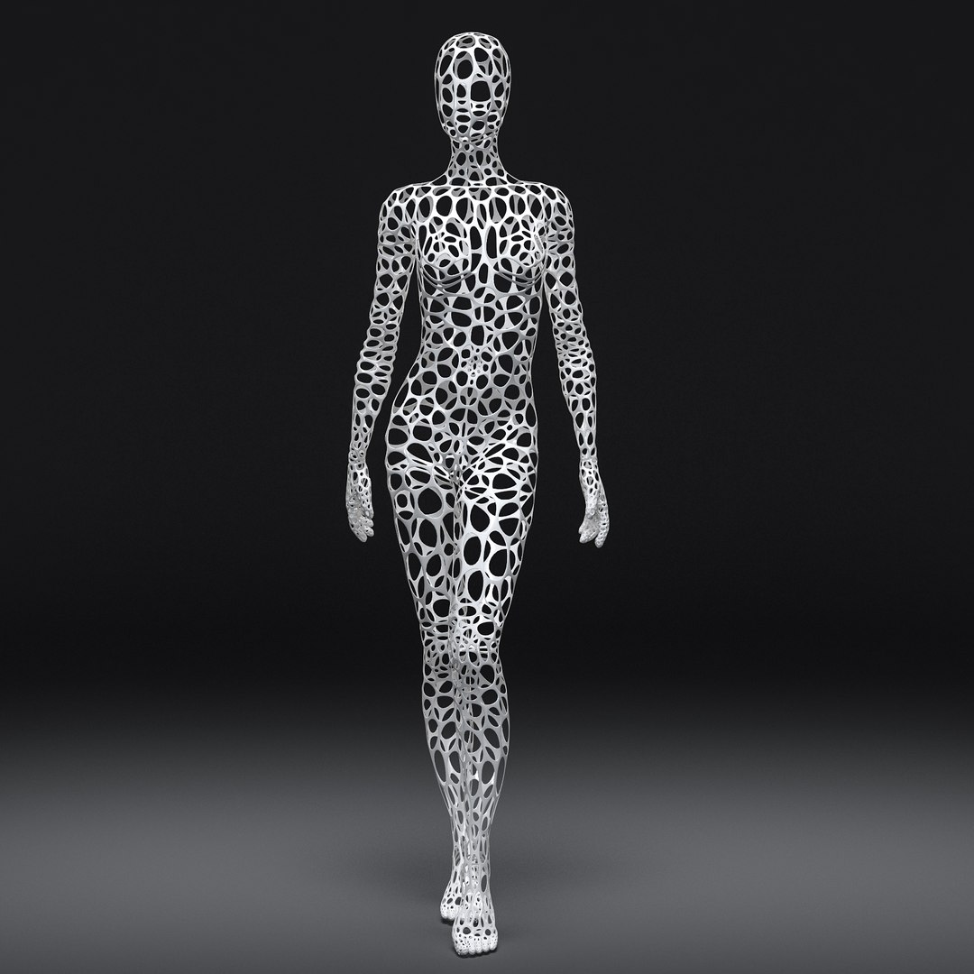 3D Female Wire Mannequin - TurboSquid 1173792