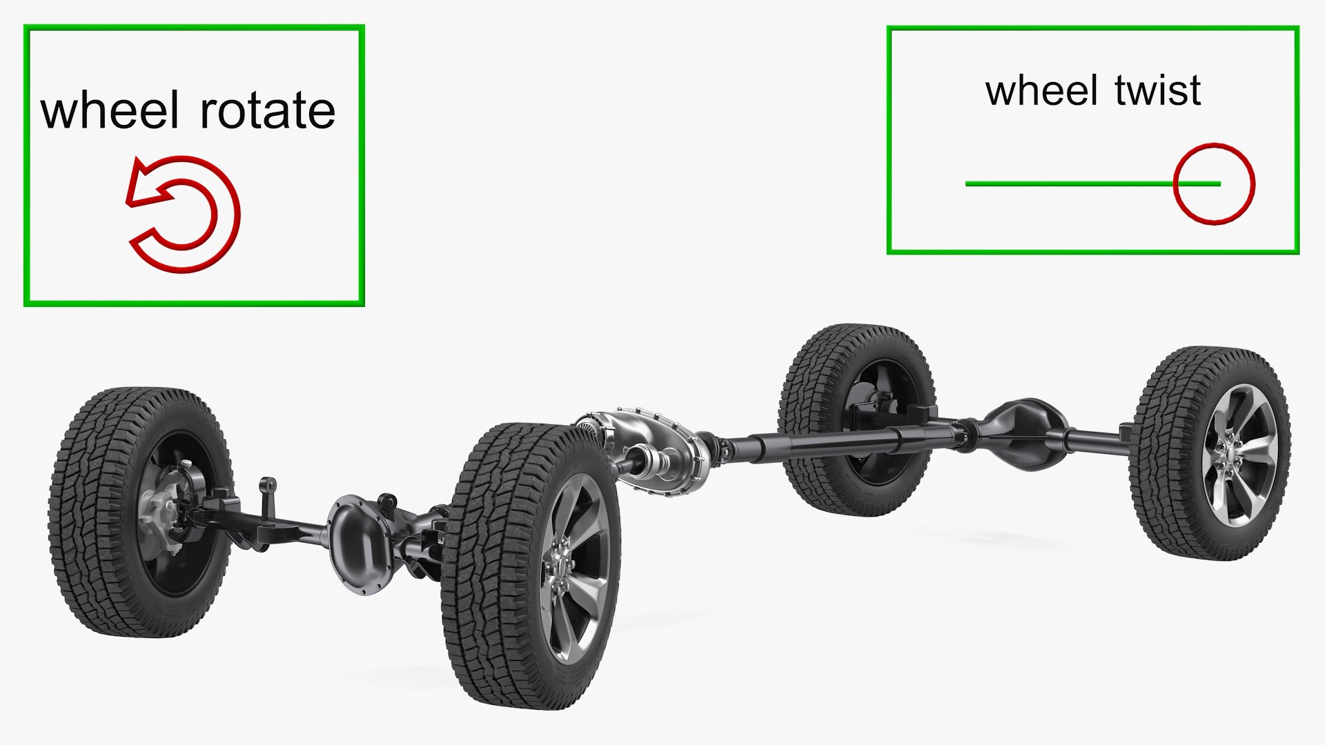 3D model 4x4 chassis rigged - TurboSquid 1485026