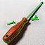 screwdriver screw 3d obj