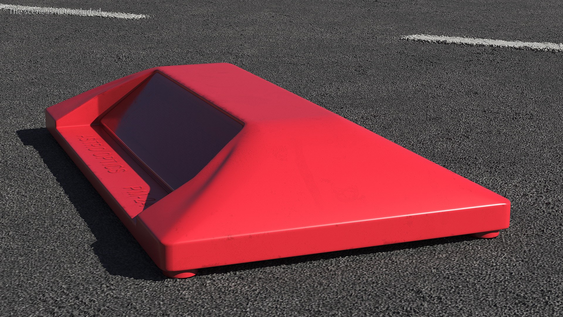 3D Reflective Road Driveway Marker Red - TurboSquid 2073303