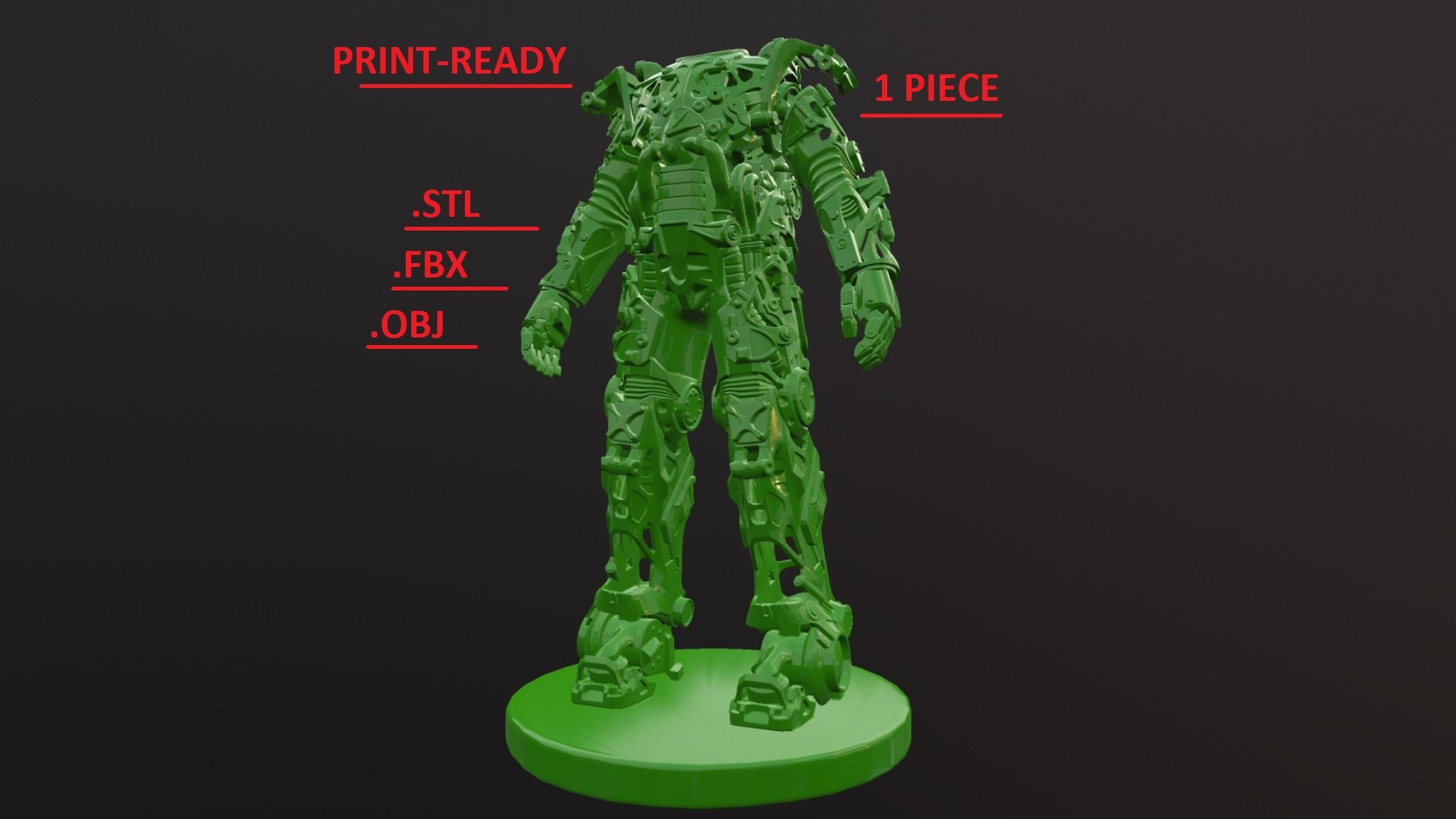 FALLOUT POWER ARMOR BASE High-Poly-SKULPTUR 3D-Modell - TurboSquid 1924340