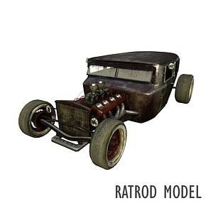 Fictional 1930s era ratrod car
