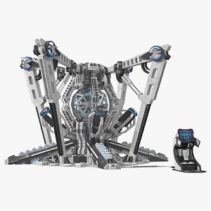 3D model Futuristic Nuclear Reactor