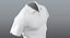 Low Poly Polo Shirt Weiß