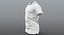 Low Poly Polo Shirt Weiß