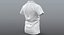Low Poly Polo Shirt Weiß