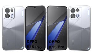 OPPO K15 Pro Silver 3D model