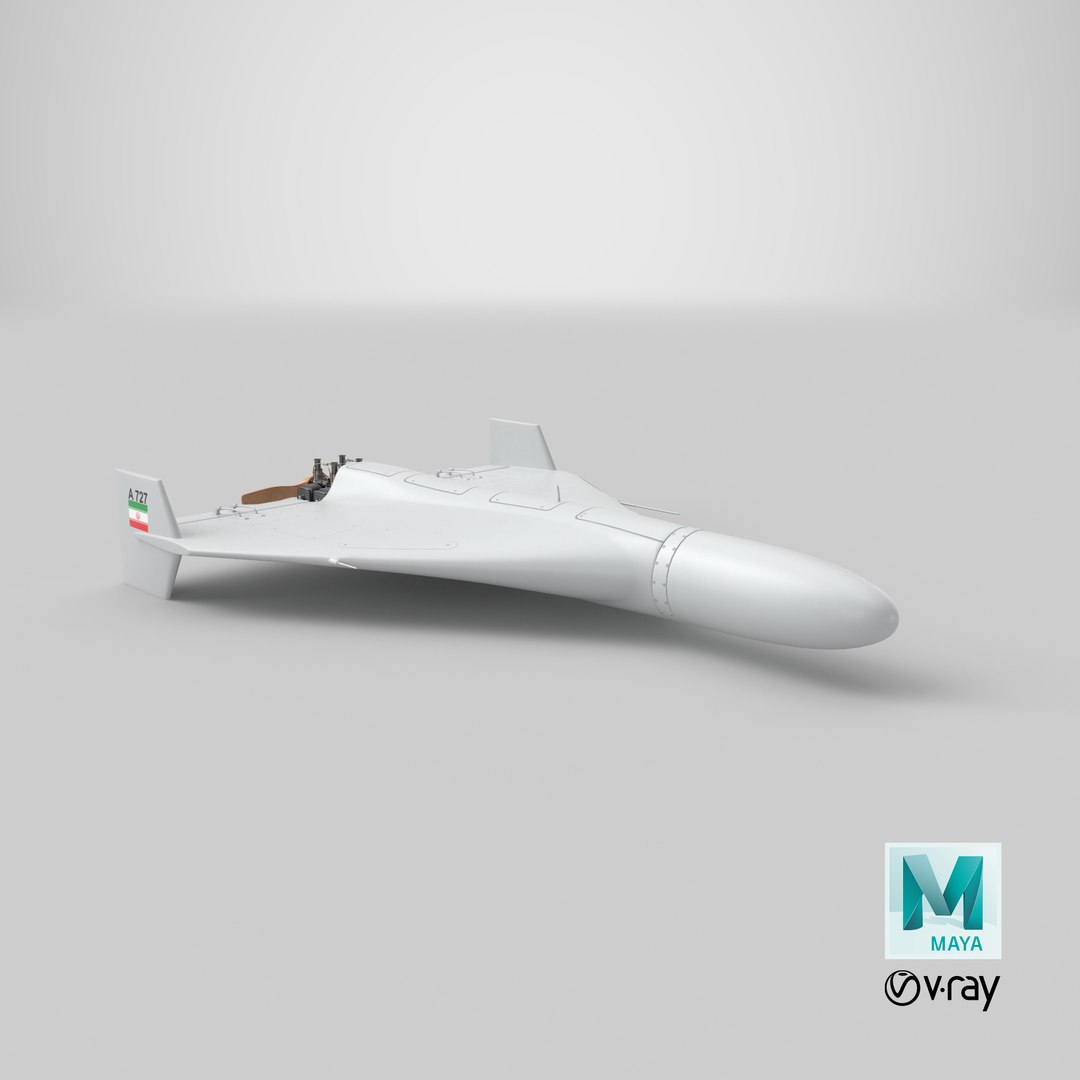 HESA Shahed 136 3D model https://p.turbosquid.com/ts-thumb/q6/cuJAhF/G3/stemcell_maya_vray_render/png/1683491833/1920x1080/fit_q87/162684a137551ee05502dae319bb380ac3a17833/stemcell_maya_vray_render.jpg