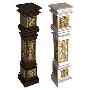 3D Stair Baluster 08