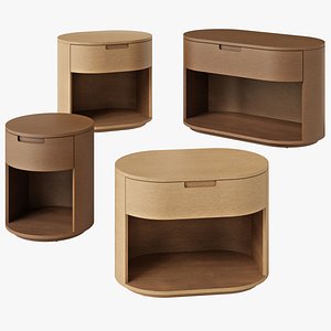 Restoration Hardware Corta open nightstands model