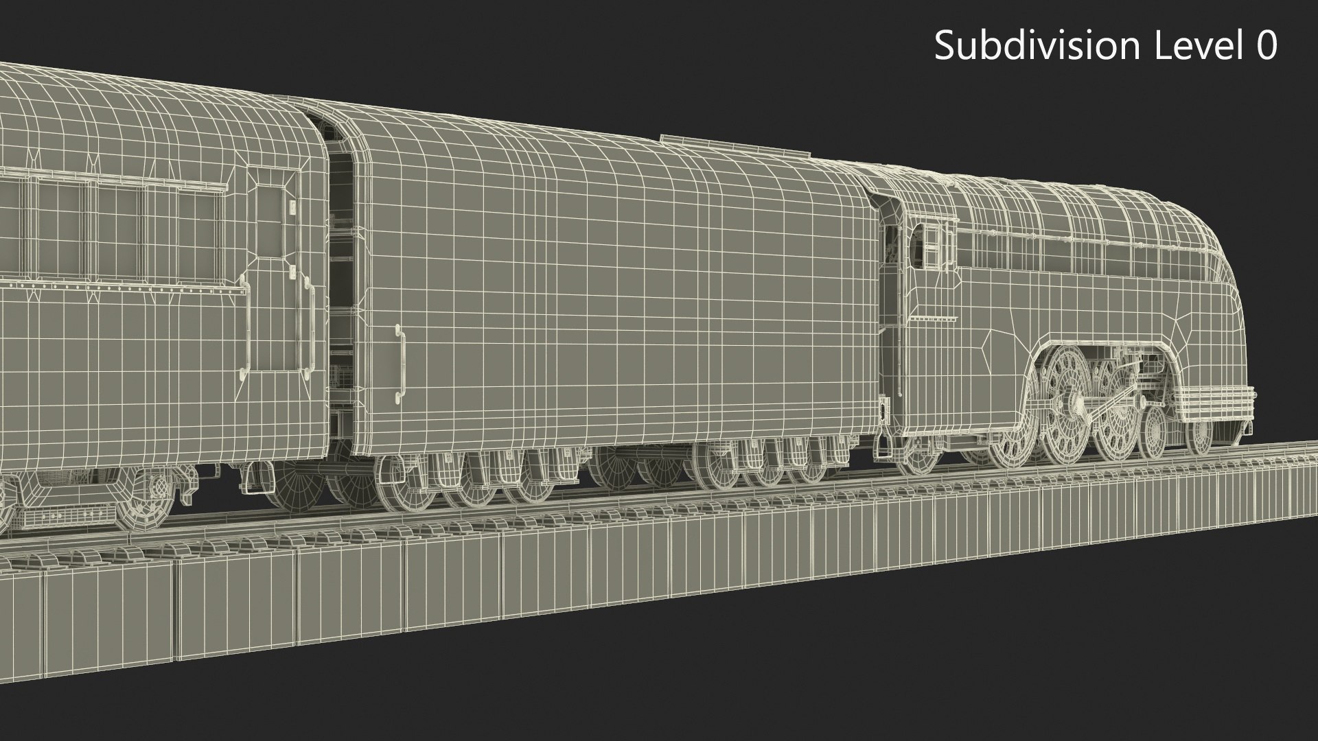 NYC Mercury Train With Railroad Model - TurboSquid 2426482