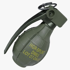 DM-61 hand grenade 3D model