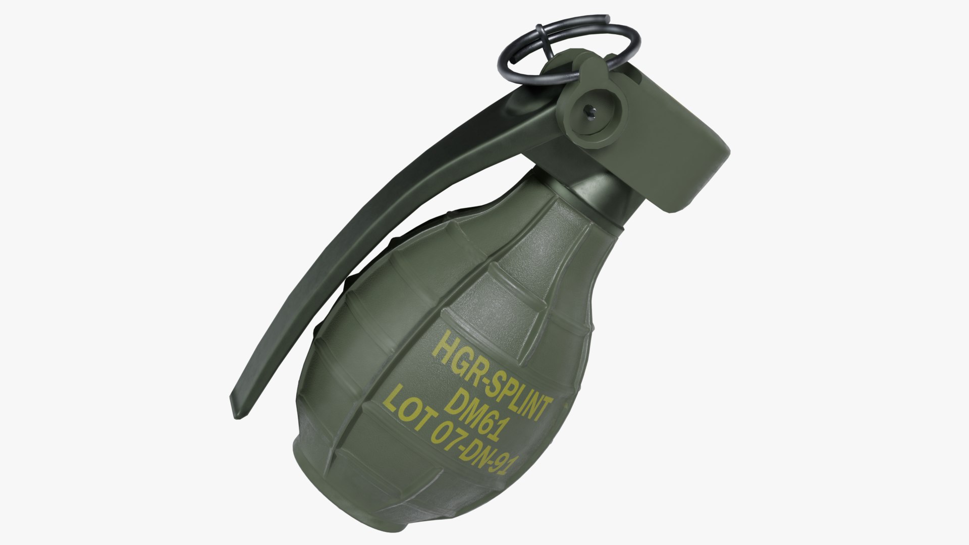 DM-61 Hand Grenade 3D Model - TurboSquid 2349543