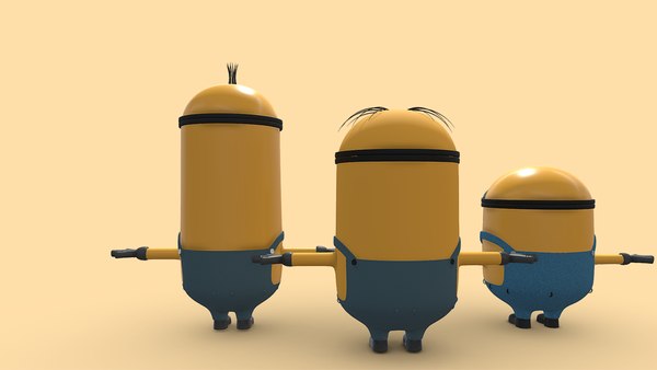 modelo 3d Pandilla de los Minions Kevin Stuart Bob - TurboSquid 2168041