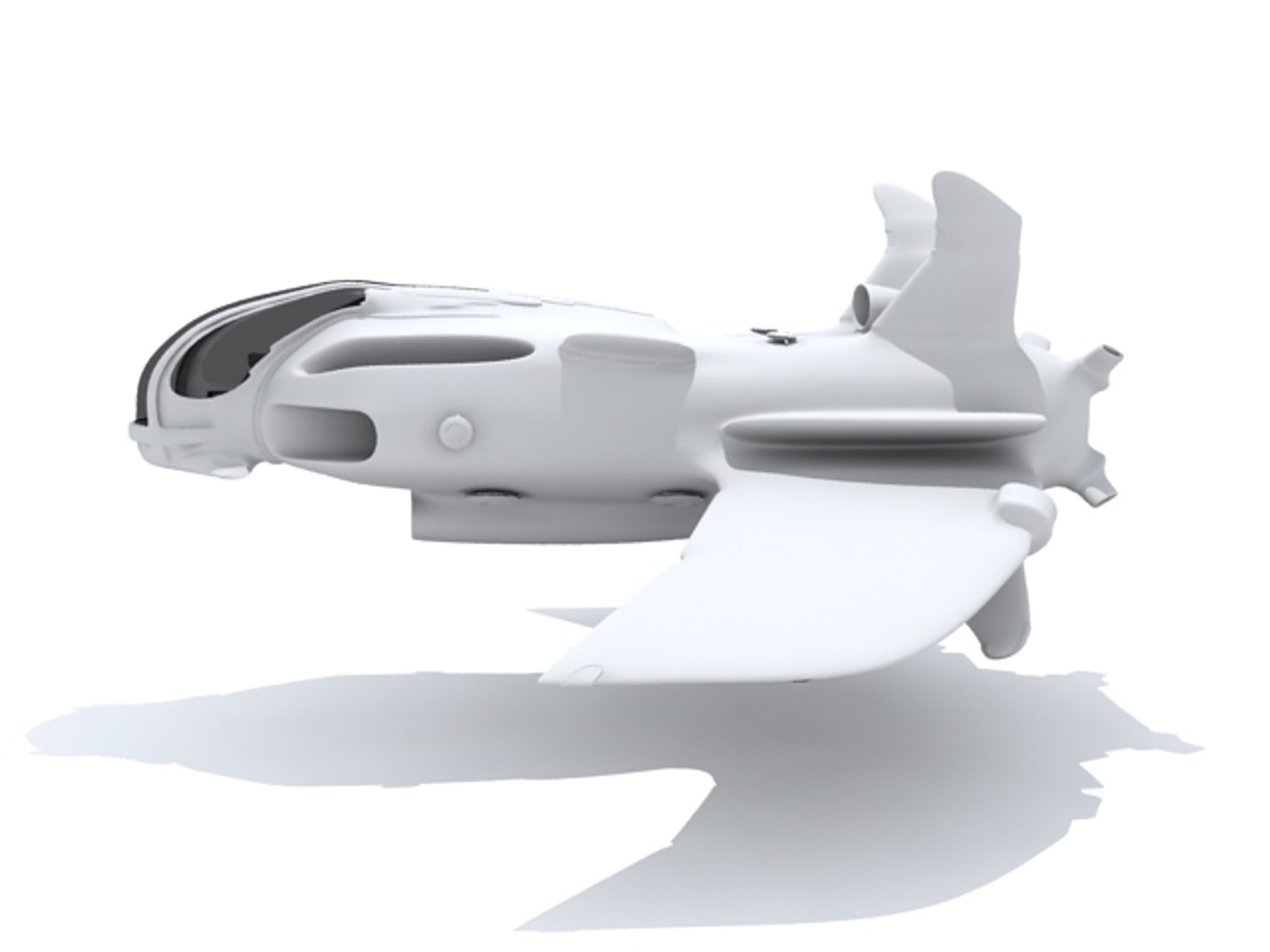 free fighters spacecraft 3d model