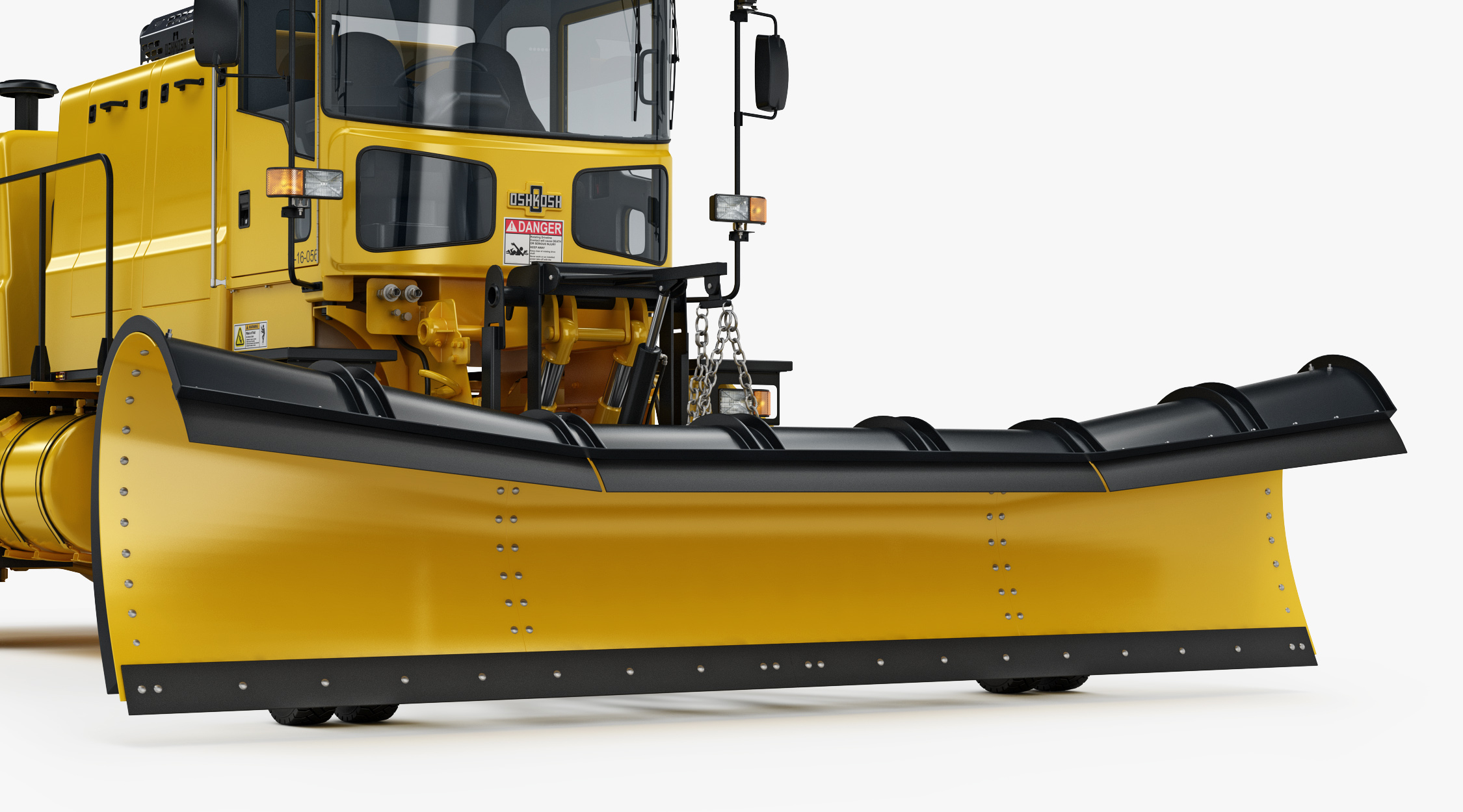 3D oshkosh airport snow plow model TurboSquid 1285829