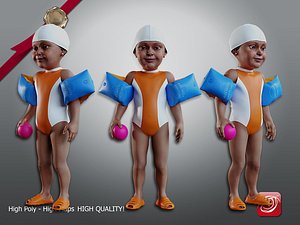 Swimming pool Child Female AIN 001