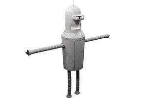 3D model bender futurama