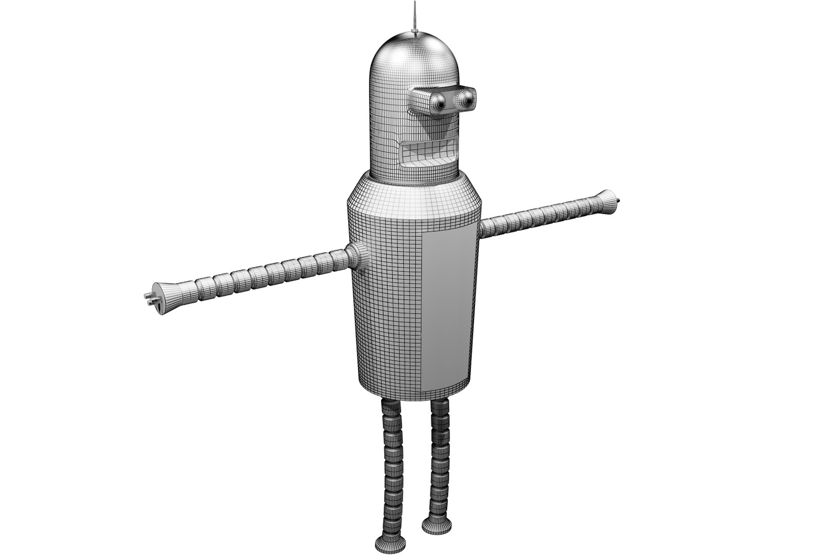 3D Model Bender Futurama - TurboSquid 1219642