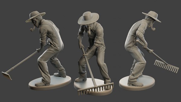 3D модель Farmer Man FM1 004 - TurboSquid 2064762
