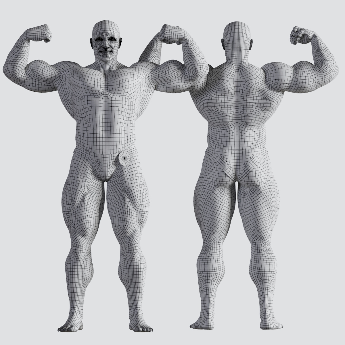 Bodybuilder 3D model - TurboSquid 1945547