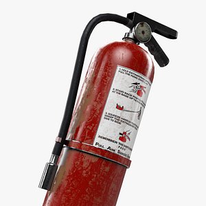 Fire extinguisher pbr Low-poly 3D model 3D model