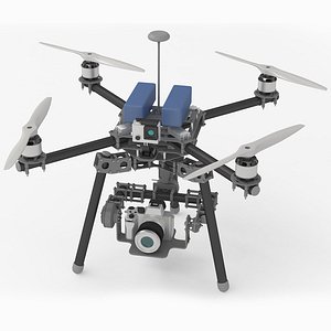 3D model Quadcopter UAV
