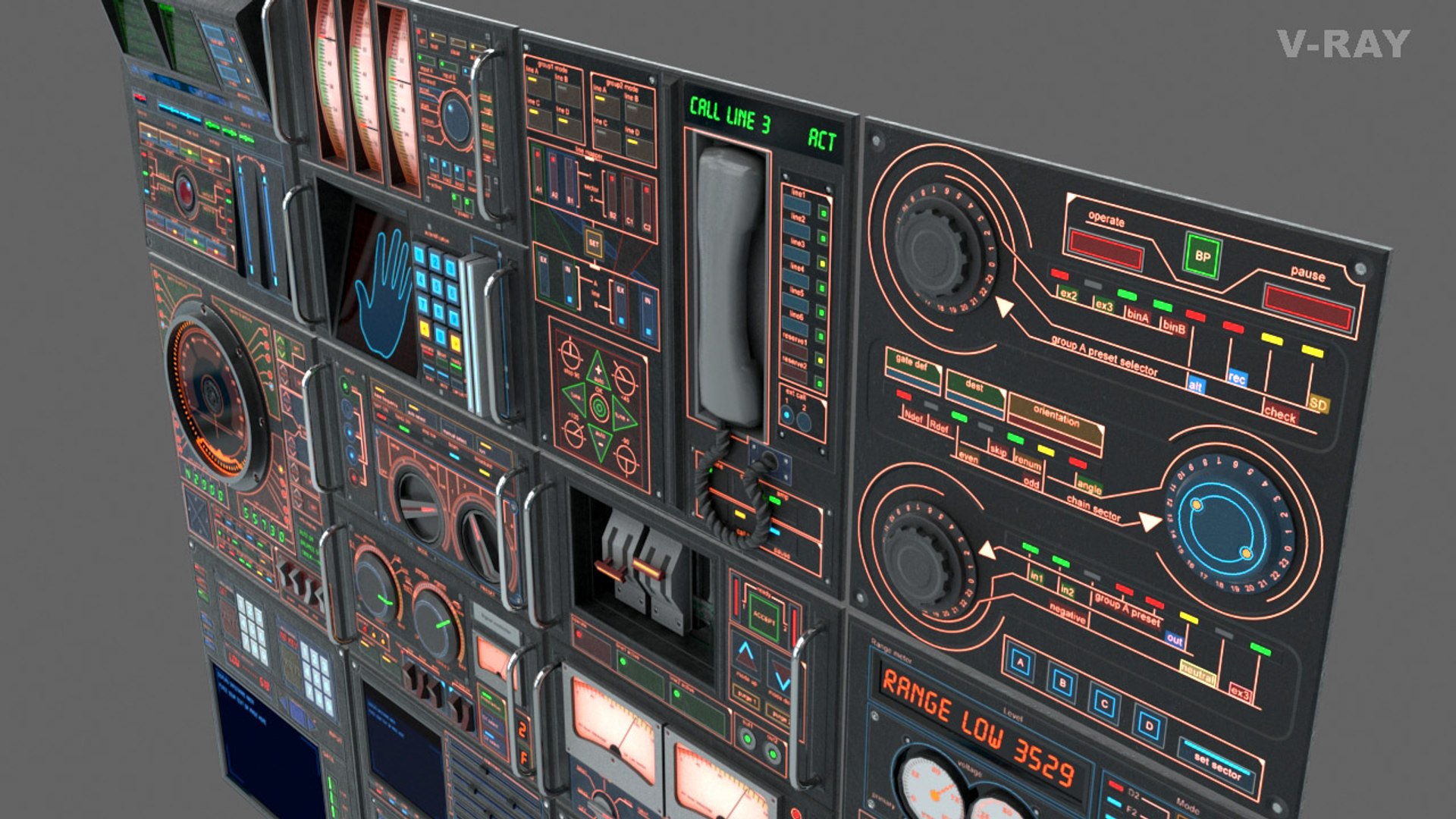 3d control panels