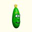 Pepino de desenhos animados