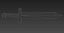 hand-painted sword 3D model