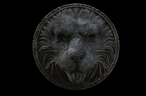 lion shield 3D model
