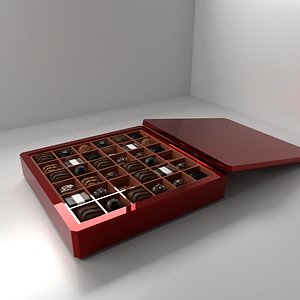 3D model shell chocolate